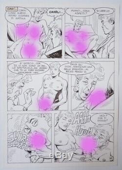 16 Original Plates Erotic Comics Full Elvifrance Italy Around 1980