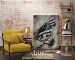 1956 Windsurfing Edition with U.S. Flag 3D Art