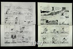 2 Original Boards By Jannin For The Newspaper Spirou Albumdessin Originalbd