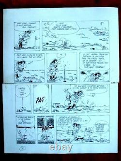 2 Original Boards By Jannin For The Newspaper Spirou Albumdessin Originalbd