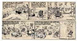 2 Original Drawing Boards Original Comic Marijac Rouletabosse For Pierrot 1935