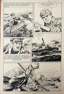 20 Original Boards Drawing By Vittorio Cossio Complete Story Circa 1960