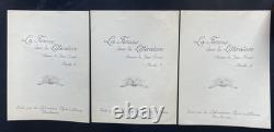 3 Drawings by Jean Droit, plates 6, 7, 8, advertisement for Pépin & Leboucq laboratories
