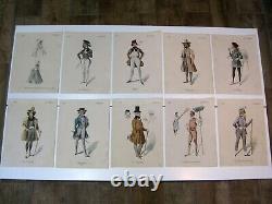 48 Boards Opera Theatre La Boheme (puccini) 1896 Original Drawing Costume Decoration