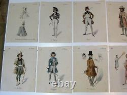 48 Boards Opera Theatre La Boheme (puccini) 1896 Original Drawing Costume Decoration