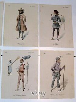 48 Boards Opera Theatre La Boheme (puccini) 1896 Original Drawing Costume Decoration