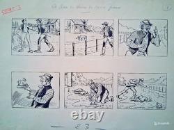 5 original plates signed G. Quesnel