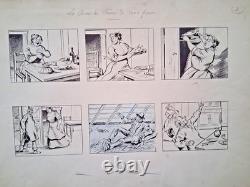 5 original plates signed G. Quesnel