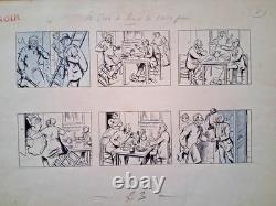 5 original plates signed G. Quesnel