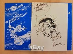 A. Franquin Splendid Original Drawing Gaston (canson 22 X 30 Cm) Be