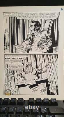 Alan Ford Magnus/Bunker #40 boards #70 original page