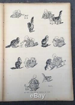 Album Cats Théophile-alexandre Steinlen Drawings Boards 26 1898