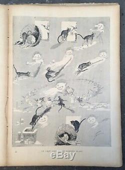 Album Cats Théophile-alexandre Steinlen Drawings Boards 26 1898