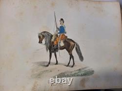Album of Original Drawings 1853-1855 Bound in Leather 22 Plates