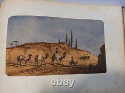 Album of Original Drawings 1853-1855 Bound in Leather 22 Plates