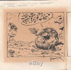 André Franquin Signed Autograph Letter With Model