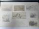 André Giroux Board Of 8 Drawings Of Landscapes & Animals