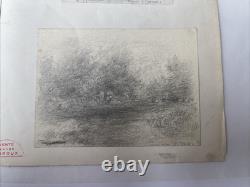 André Giroux Board of 8 Drawings of Landscapes & Animals