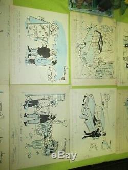 André Harvec Original Signed Drawing Uncommon Batch Board 14