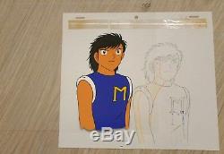 Anime Cel Olive And Tom 1983 Cellulo Japan Captain Tsubasa Holly And Benji
