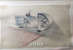 Antique Book, Art Deco Furniture Design, 188 Drawing Plates, Pierre Tridon