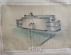 Antique Book, Art Deco Furniture Design, 188 Drawing Plates, Pierre Tridon