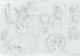 Aria-weyland- Original Pencil Sketch Drawing Board T. 33 P. No. 16-dedication
