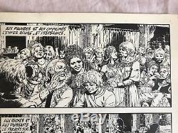 Auclair Rare Original Board 43 Bran Ruz Casterman To Be Continued 1981