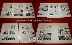 B. D. 8 Boards Original Inked 34 Drawings By Maurice Toussaint To See