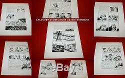 B. D. 8 Boards Original Inked 34 Drawings By Maurice Toussaint To See