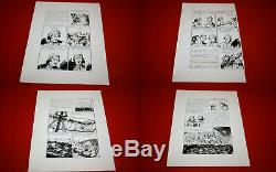 B. D. 8 Boards Original Inked 34 Drawings By Maurice Toussaint To See