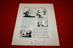 B. D. 8 Boards Original Inked 34 Drawings By Maurice Toussaint To See