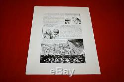 B. D. 8 Boards Original Inked 34 Drawings By Maurice Toussaint To See