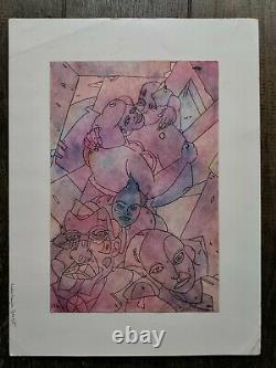 Barbe Andre Drawing Original Comics Fantastic Board Animated Kiss Characters