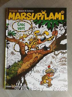 Batem Marsupilami Tome 23 Croc Green Eo New Condition With Sublime Dedication