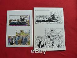 Bd 2 Boards Original Drawing From China Ink Color Capucine Carmen Religion