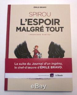 Bd Comic Emile Bravo Spirou Or Hope In Spite Of Everything + Timbre Nation 300 Ex