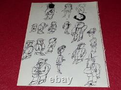 Bd Drawing Humor Press Strido / 1 Drawings Board - Original Sketch 1960