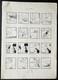 Benjamin Rabier Original Signed Drawing Plate