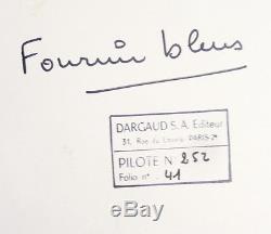 Billy Hattaway Original Plate By Antonio Parras For Pilote In 1965