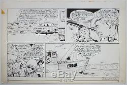 Billy Hattaway Original Plate By Antonio Parras Published In Pilote In 1965