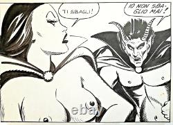 Birago Balzano Zora 1973 Board Bd Drawing Ink Fumetto Italia Tavola Original