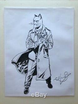 Blacksad Great Original Illustration John Blacksad (2008)