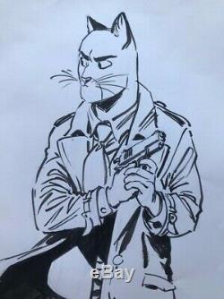 Blacksad Great Original Illustration John Blacksad (2008)