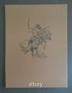 Blueberry Large Paper Format N&b Geronimo L'apache Jean Giraud Gir Mepoius