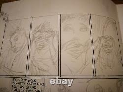 Board Bd Original Seed Sketch Drawings Marc Riou No Druillet Les Humanoids