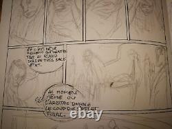 Board Bd Original Seed Sketch Drawings Marc Riou No Druillet Les Humanoids