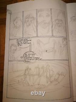 Board Bd Original Seed Sketch Drawings Marc Riou No Druillet Les Humanoids