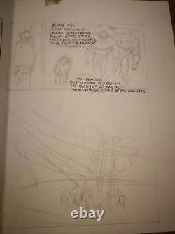 Board Bd Original Seed Sketch Drawings Marc Riou No Druillet Les Humanoids