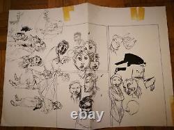 Board Bd Original Seed Sketch Drawings Marc Riou No Druillet Les Humanoids